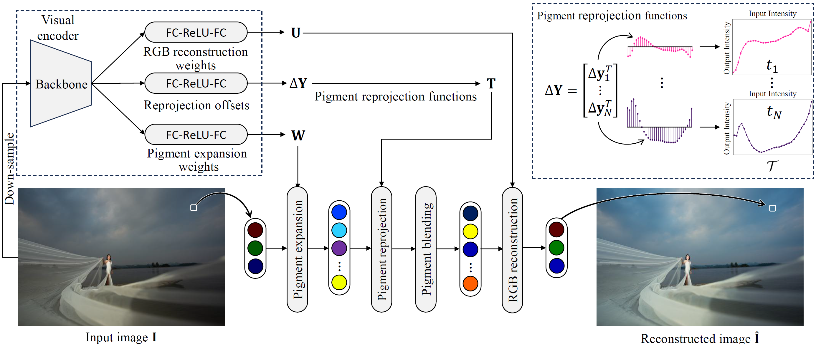 Pigment representation framework